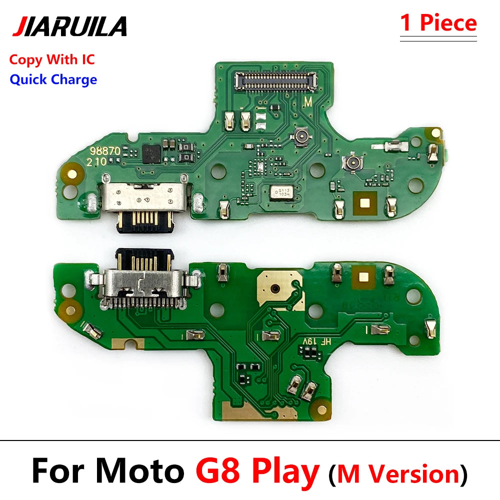 USB Charger Board PCB Flex For Motorola Moto G8 Plus Play Power Lite USB Port Connector Dock Charging Flex Cable Motorola phone repair parts