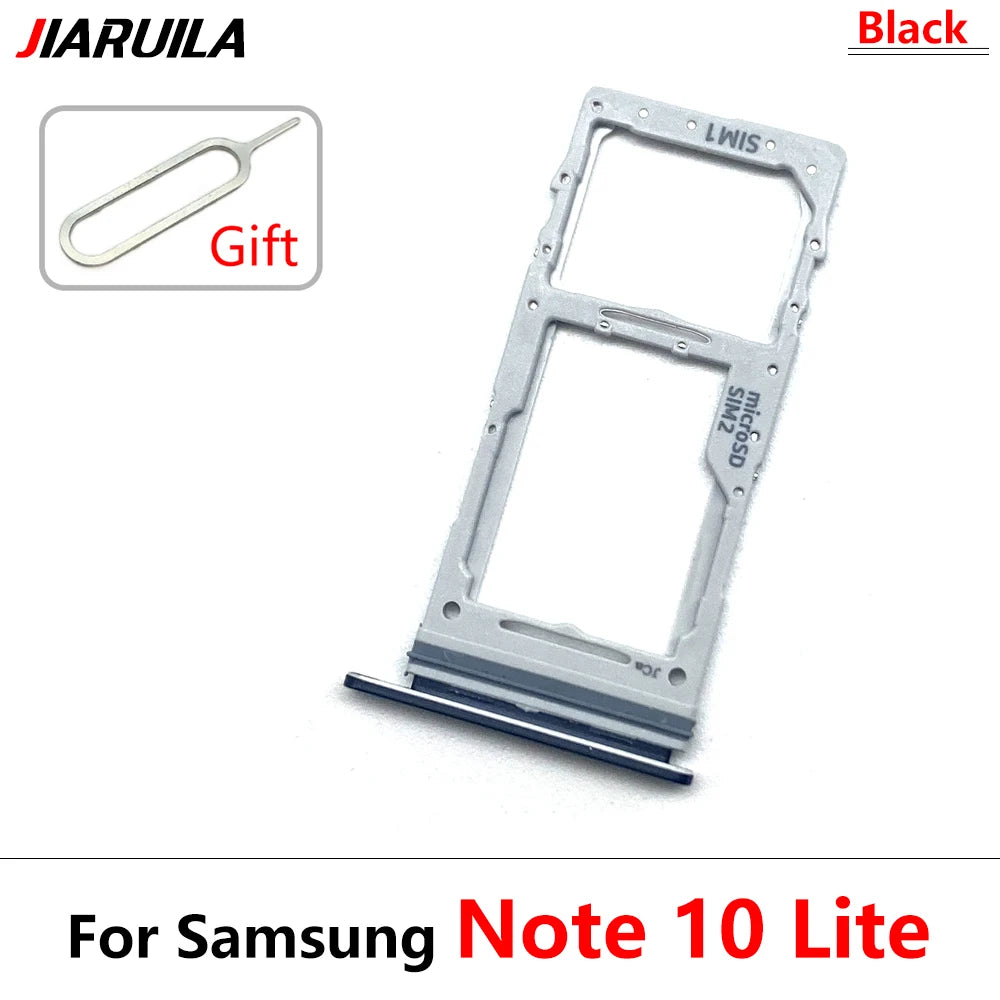 New Sim Card Tray Reader Socket Slot Holder For Samsung Note 10 Plus Lite / Note 20 Ultra Dual SIM Replacement Part Samsung phone repair parts