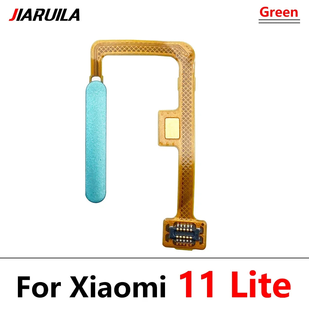 New  For Xiaomi Mi 10T 11T Pro / Mi 11 Lite Fingerprint Sensor Home Return Key Menu Button Flex Cable Replacement Parts  Xiaomi  Xiao mi phone repair parts