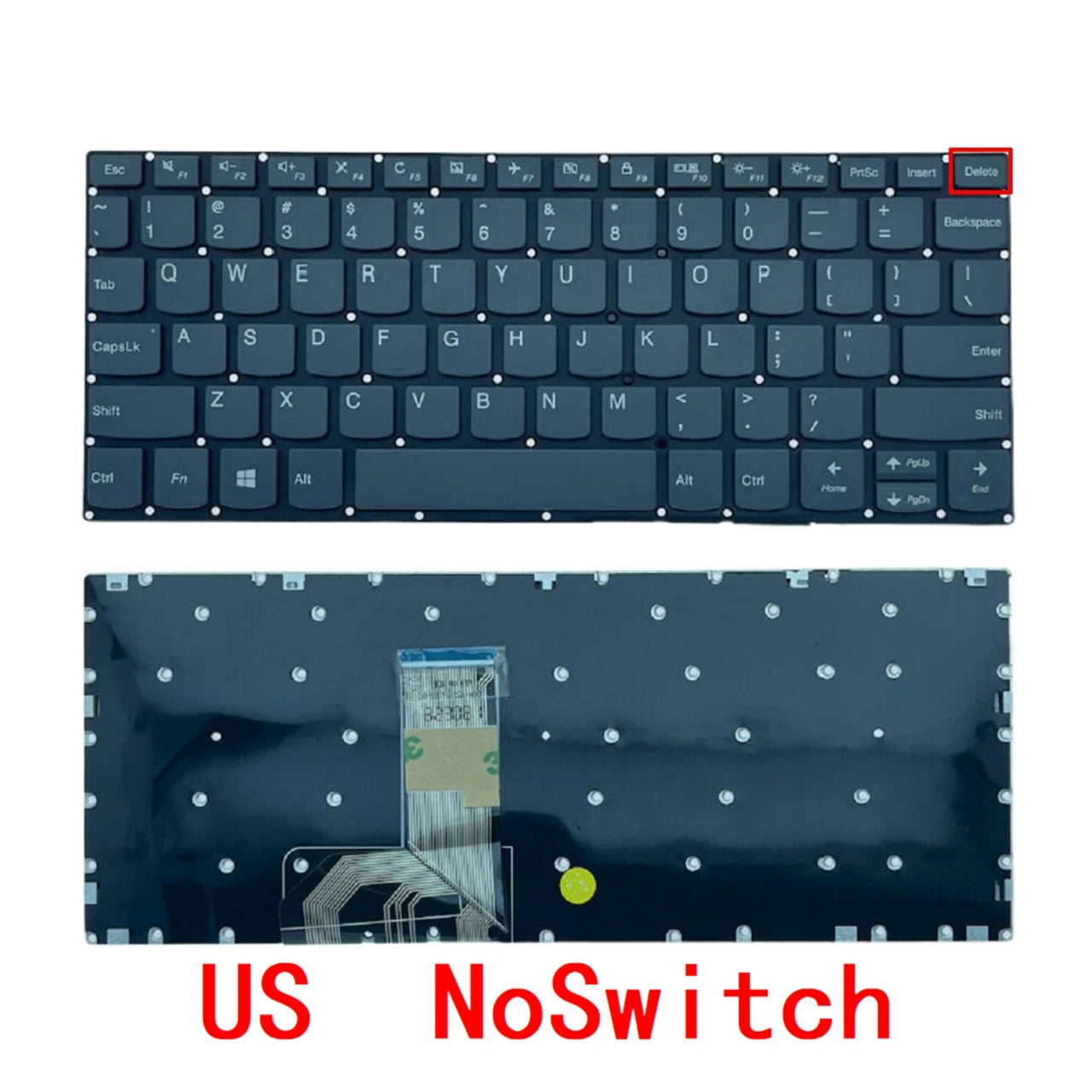 New US Russian Spanish Laptop Keyboard For Lenovo Ideapad 120S-11IAP 120S-11 120S S130-11IGM 330s-11 Notebook PC Replacement Lenovo laptop repair parts