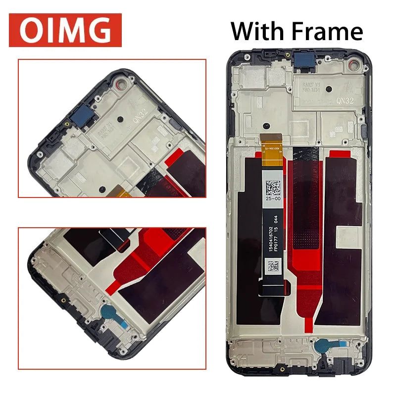 6.5'' Display For Oppo Realme 8 5G LCD Display 10 Touch Screen Digitizer Assembly For Realme8 5G RMX3241 Display Repair Parts Oppo phone repair parts Realme phone repair parts