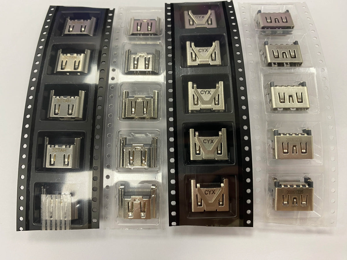 5PCS For PS3 PS4 Slim Pro PS5 HDMI-compatible Jack Port For Xbox One Series X/S Xbox360 HDMI-Compatible Interface Connector Game console repair parts