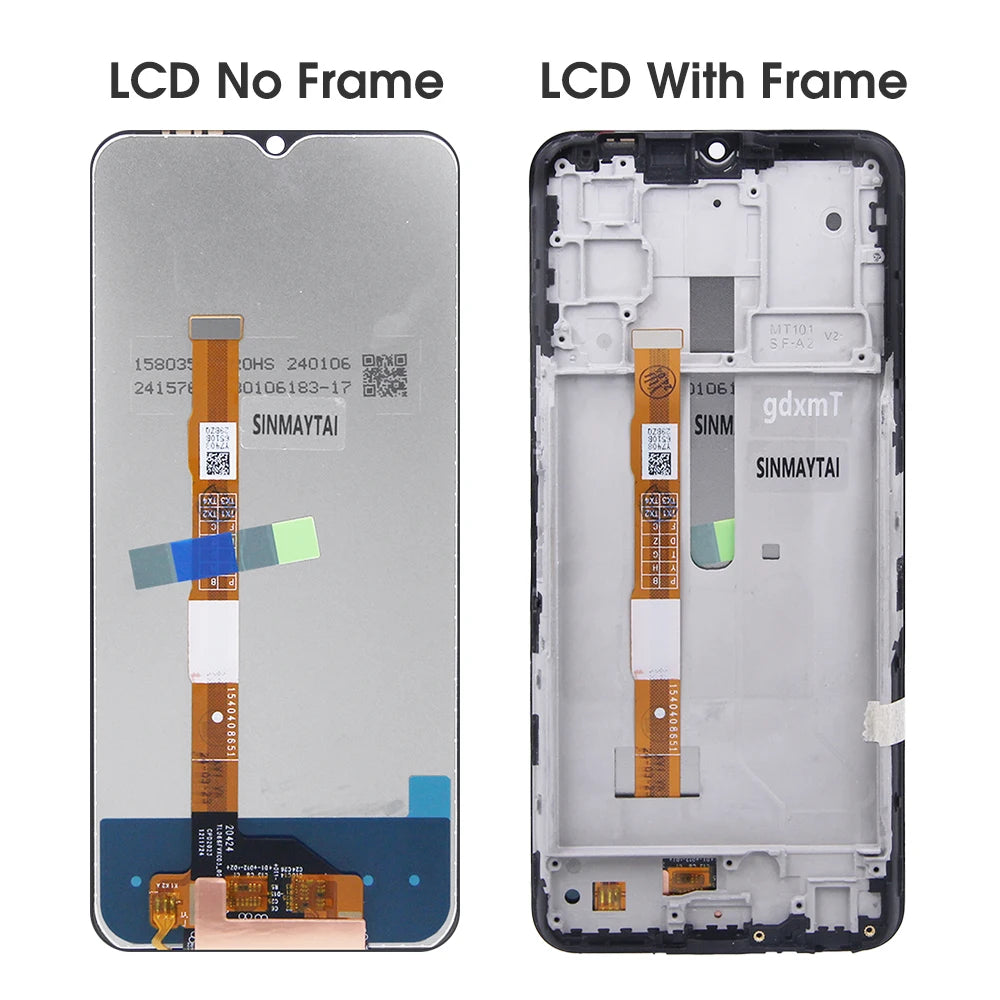 6.58'' Y72 5G Display Screen For Vivo Y72 LCD V2041 Display Touch Digitizer Assembly Replacement Parts With Frame LCD Screen Vivo phone repair parts