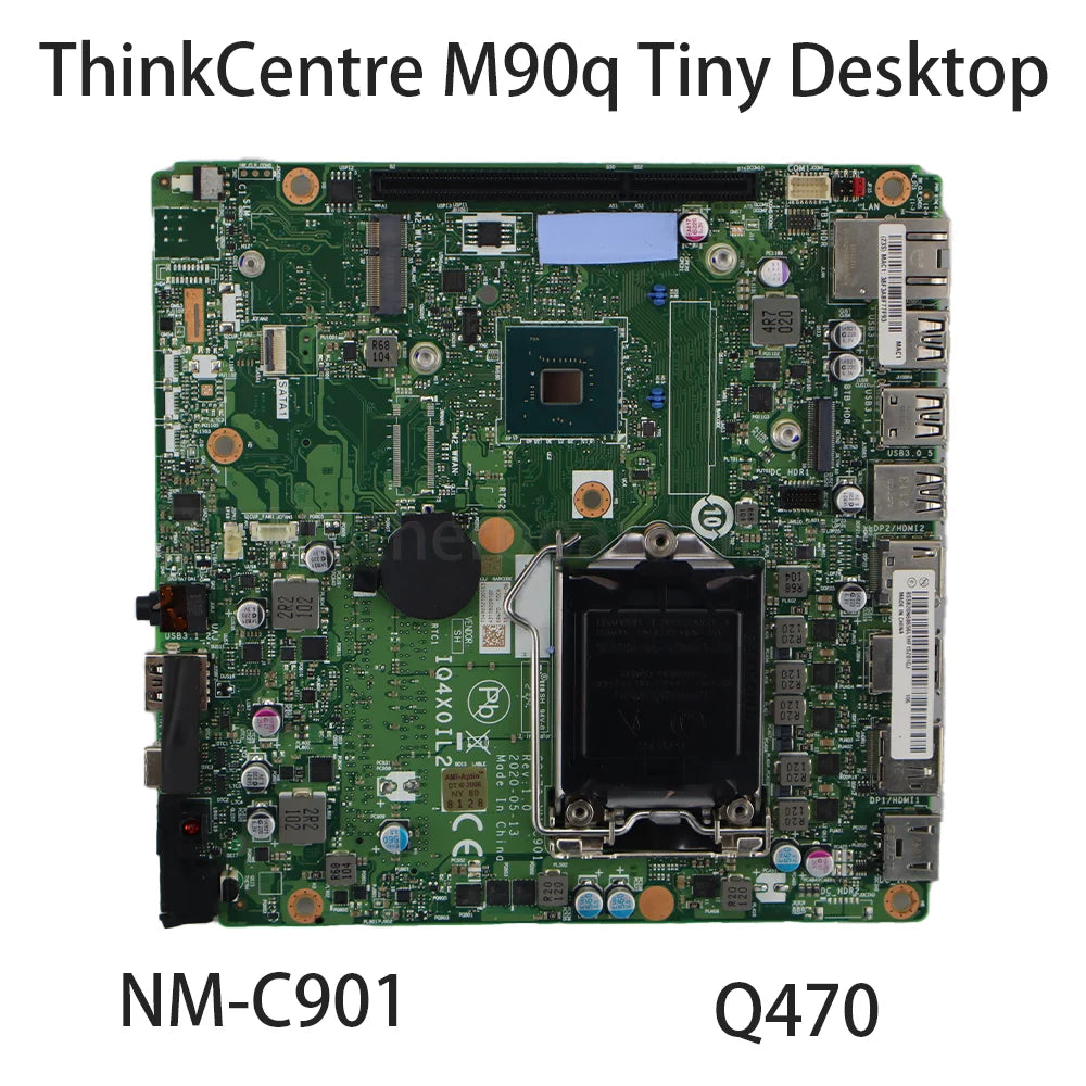 Laptop Motherboard For Lenovo ThinkCentre M90q Tiny Desktop DDR4 Q470 FRU 5B20U54361 Lenovo laptop repair parts
