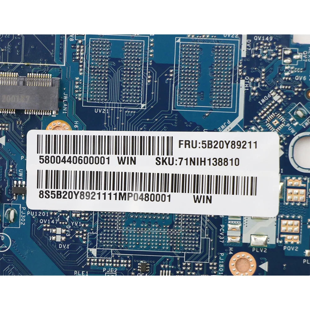 Laptop Motherboard For Lenovo ideapad5-14IIL05 LA-J551P CPU:i3-1005G1 i5-1035G1 i7-1065G7  RAM:8/16G FRU:5B20Y89211 5B20Y88941 Lenovo laptop repair parts