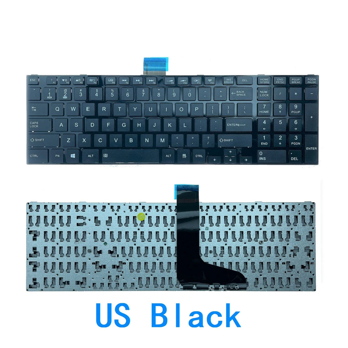 New US Russian Spanish Arab Brazil Keyboard For Toshiba Satellite C50 C50D C50-A C50-A506 C50D-A C55 C55T C55D C55-A C55D-A