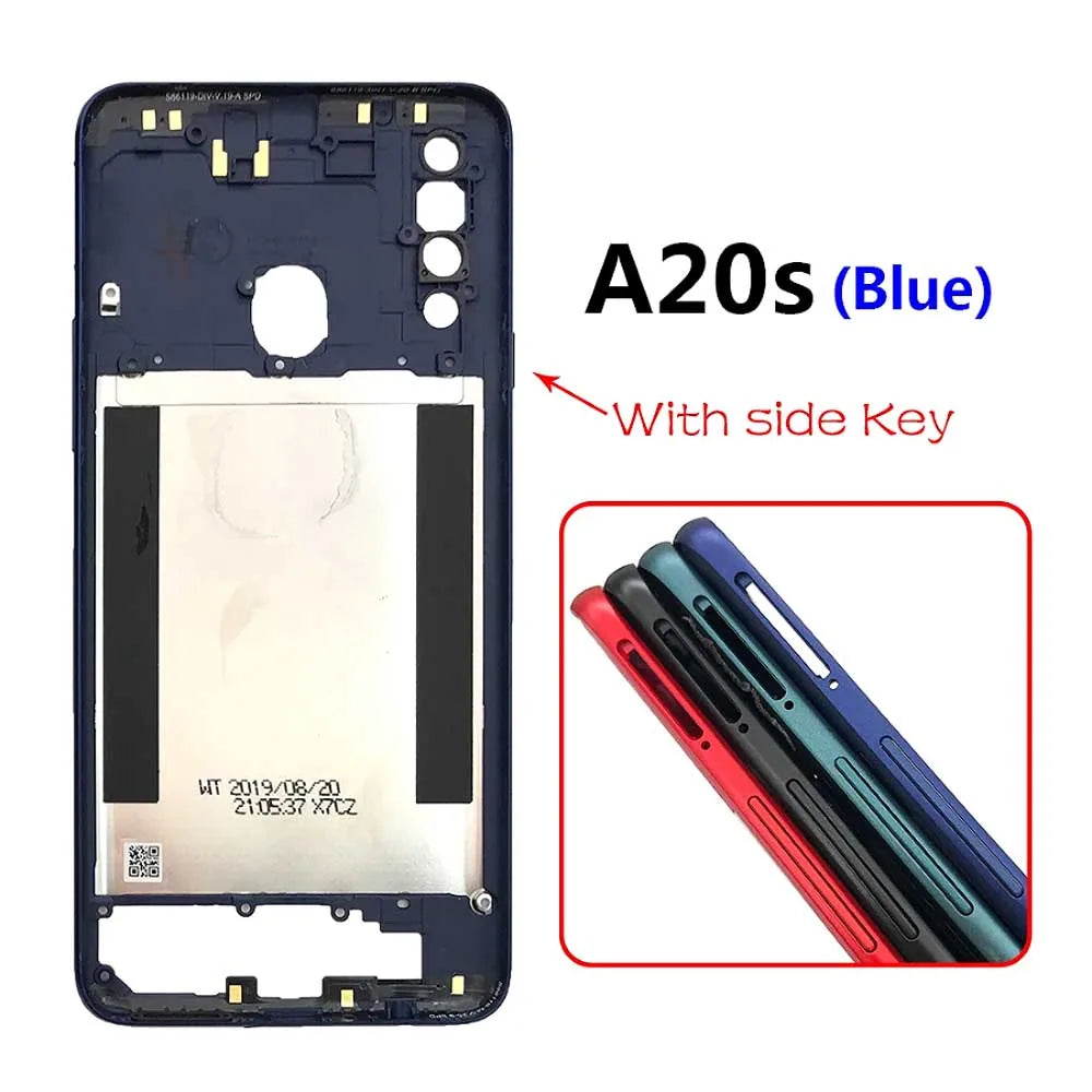 Middle Frame Holder Housing For Samsung A21s A20s A30s A50s A70s Replacement Repair Parts Samsung phone repair parts