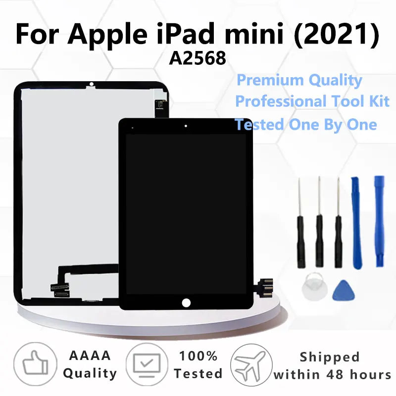 8.3" For Apple iPad Mini6 mini (2021) A2568 LCD Display Touch Screen Digitizer Assembly Replacement Spare Part + Tools  iPad repair parts