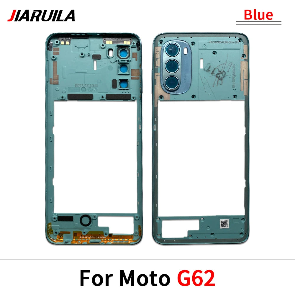 New Middle Frame Holder Housing Bezel Plate For Motorola Moto G04 G23 G34 G53 G54 G62 G72 G73 5G Replacement Repair Parts Motorola phone repair parts