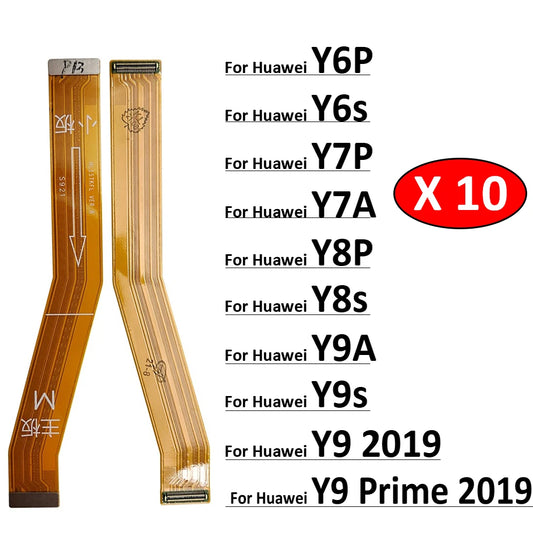 10Pcs, New Main Board Motherboard Connector Board Flex Cable For Huawei Y6P Y6s Y7A Y7P Y8P Y8s Y9A Y9s Y6 Y9 Prime 2019 Huawei phone repair parts