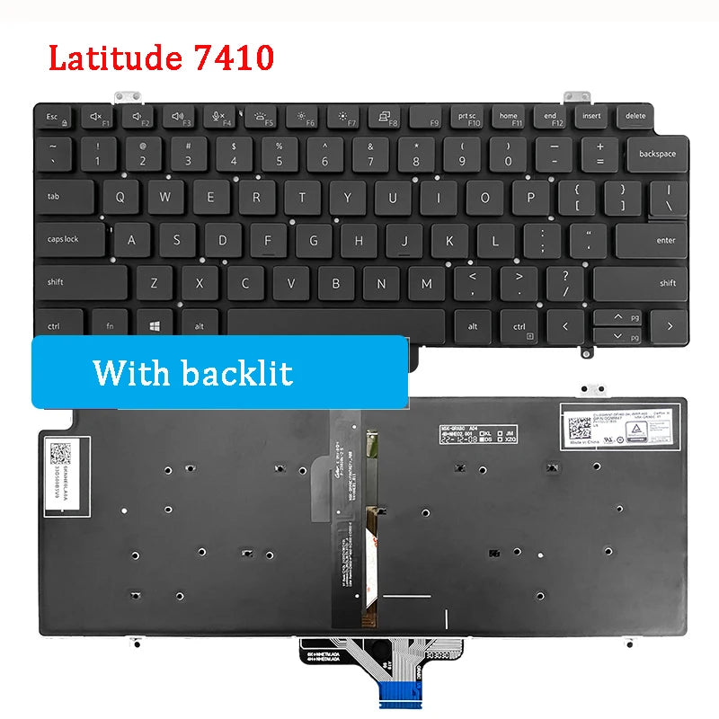 New ORIGINAL Laptop Keyboard For DELL Latitude 5420 5421 7420 7410 7520 7521 P137G Dell laptop repair parts