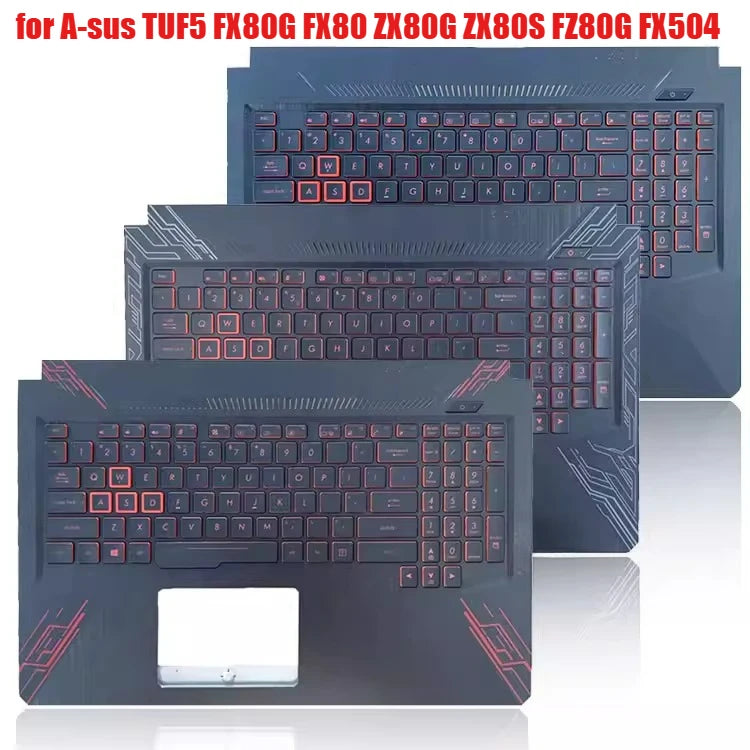 Cover case for Asus TUF5 FX80G FX80 ZX80G ZX80S FZ80G FX504 Keyboard C Case  upper palmrest topcase keyboard shell Asus laptop repair parts