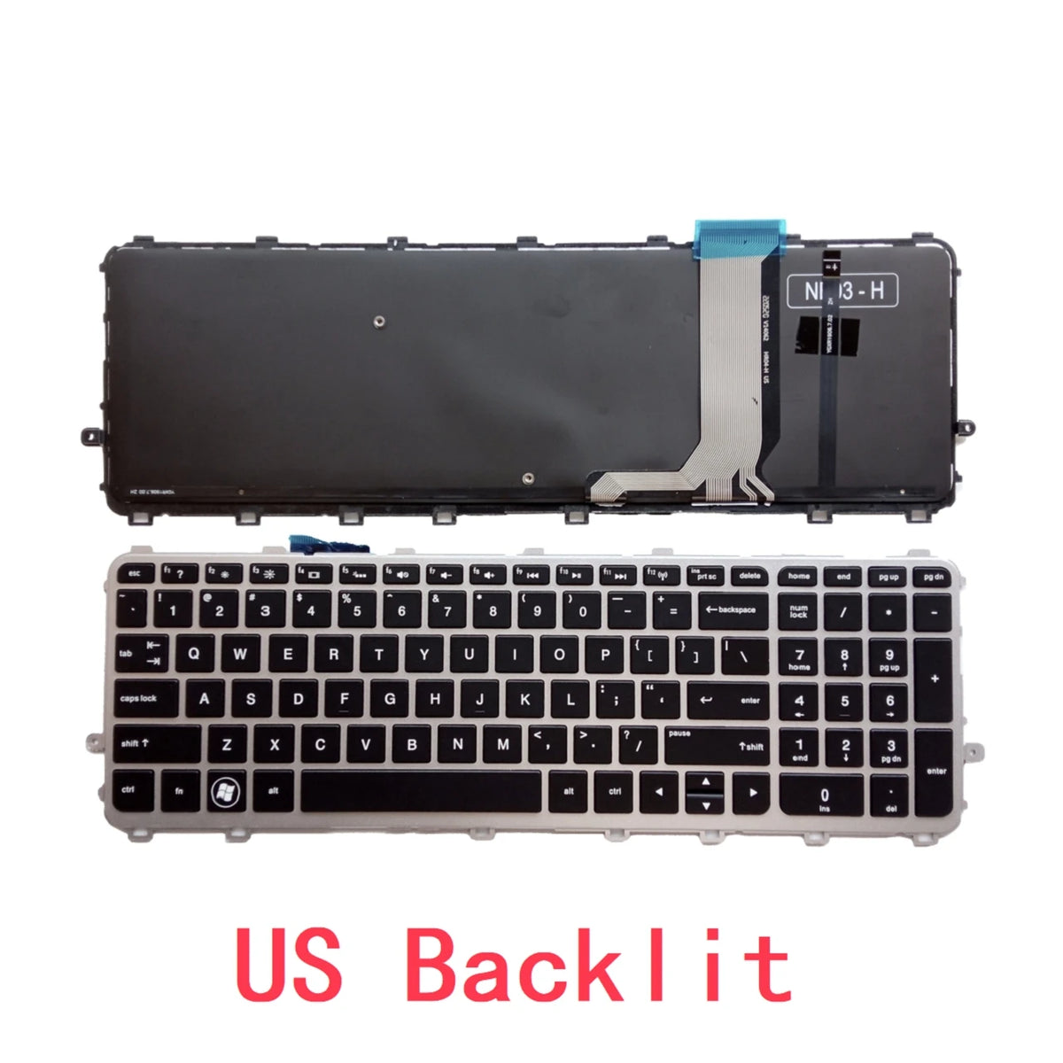 New US Russian Spanish Portuguese Laptop Backlit Keyboard For HP ENVY 15-J 17-J 15T-J 15Z-J 17T-J 15-j000 17-j000 V140626A  HP laptop repair parts