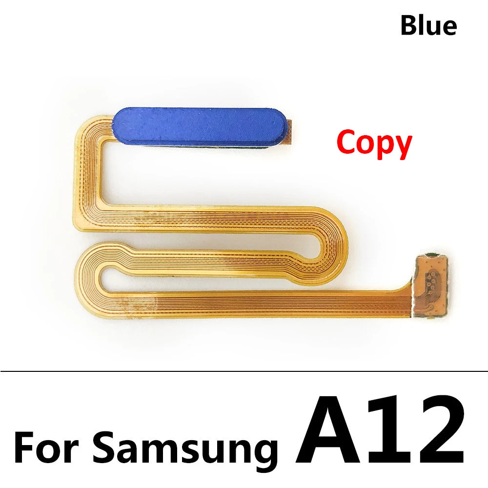 10Pcs, New For Samsung A12 A22 A32 4G 5G Fingerprint Sensor Home Return Key Menu Button Flex Ribbon Cable Samsung phone repair parts