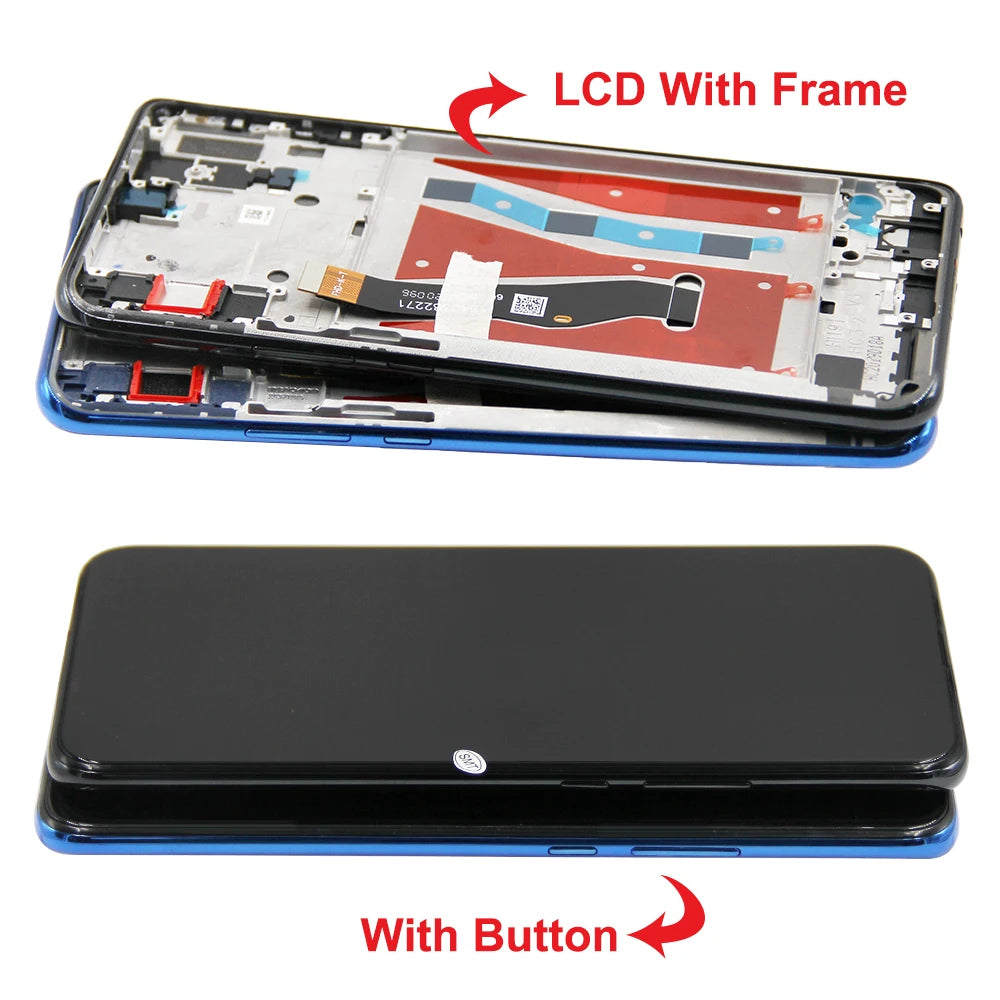 6.59" Screen Assembly for Honor 9X STK-LX1 Lcd Display Digital Touch Screen with Frame for Honor 9X (China) HLK-AL00 HLK-TL00 Honor phone repair parts