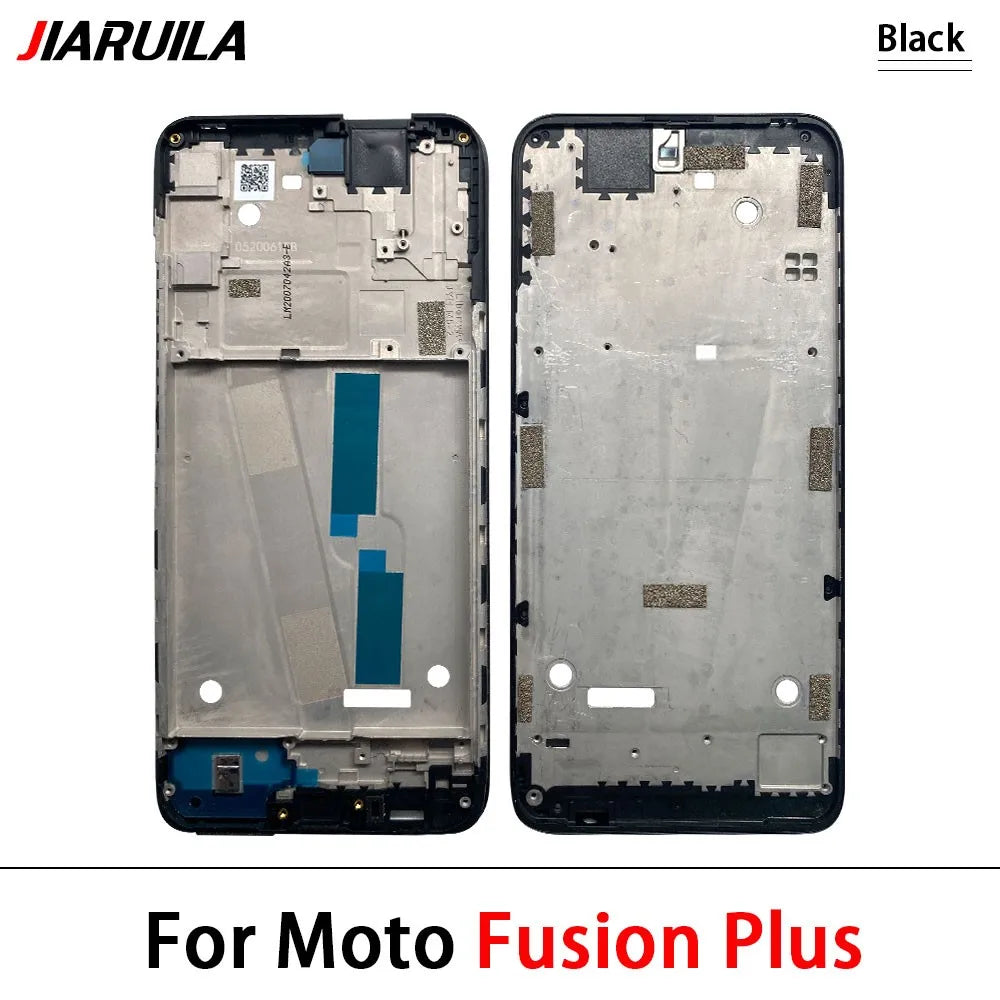 New For Motorola Moto One Action Visoin Fusion Plus Hyper Macro Front Housing LCD Display Bezel Middle Frame Motorola phone repair parts