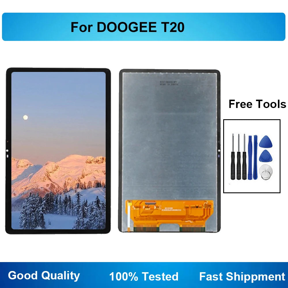 10.4 Inch For DOOGEE T20 LCD Display Touch Screen Digitizer Assembly Replacement Tools Tablet repair parts