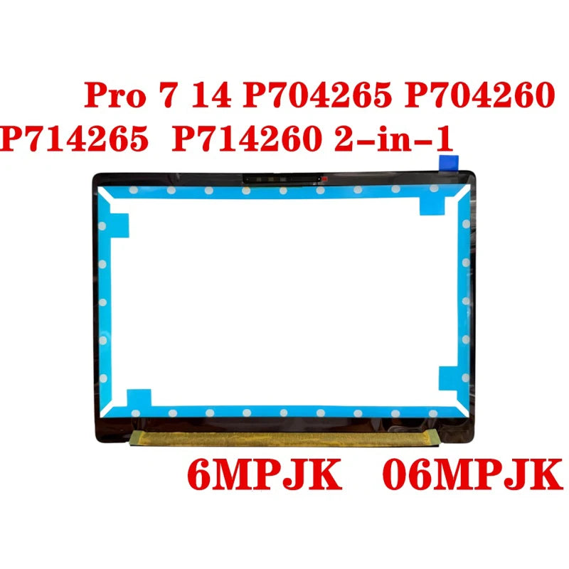 NEW ORIGINAL Laptop Lcd Front Frame B Case for Dell Pro 7 14 P704265 P704260 P714265 P714260 2-in-1 XH1DC 0XH1DC 6MPJK 06MPJK Dell laptop repair parts