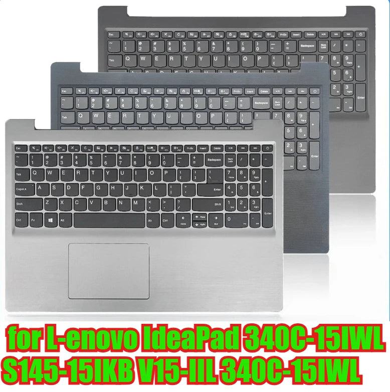 upper case keyboard palmrest topcase assembly for Lenovo IdeaPad 340C-15IWL S145-15IKB V15-IIL 340C-15IWL keyboard shell Lenovo laptop repair parts