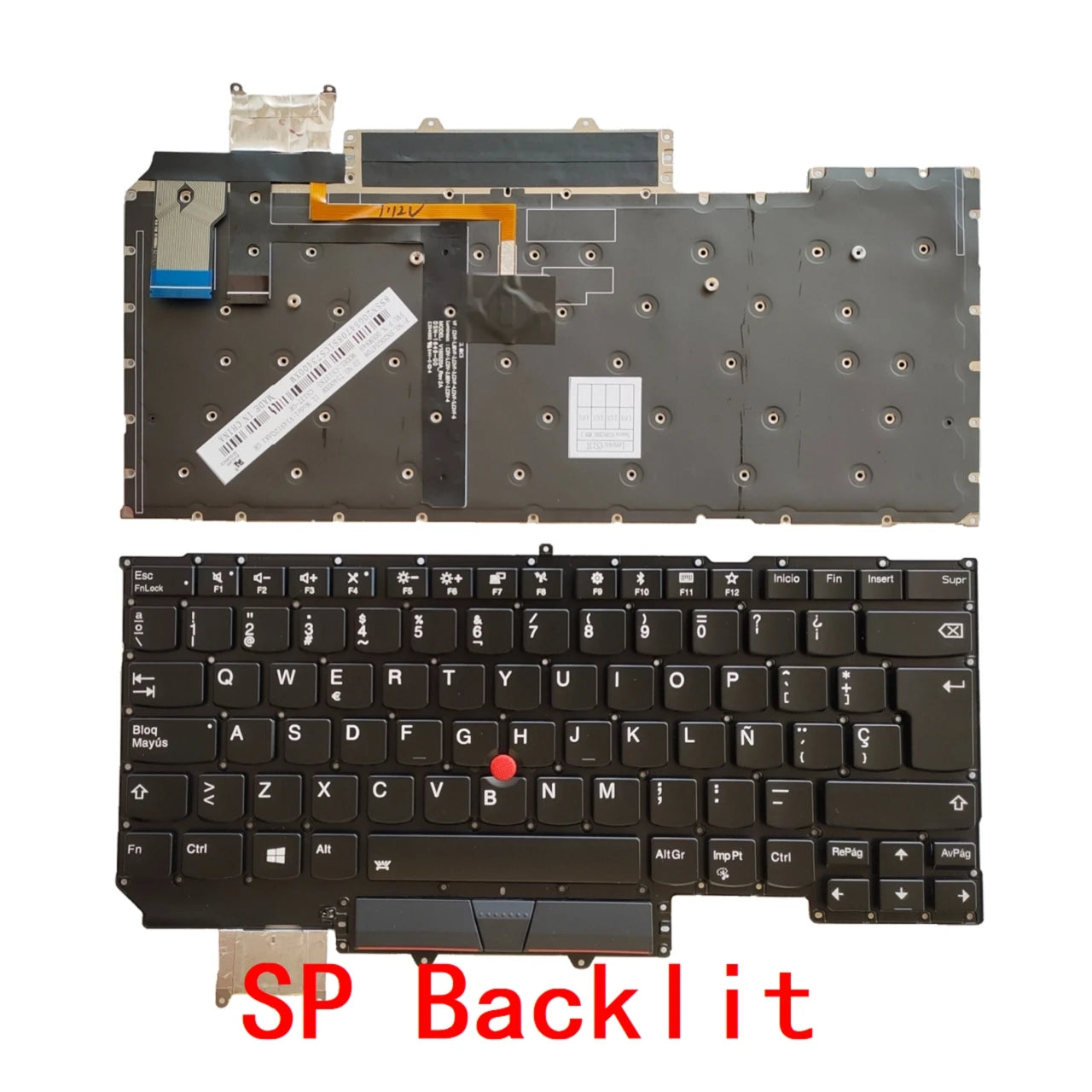 New US Russian Spanish Portuguese Backlit Keyboard For Lenovo Thinkpad X1 Carbon 5th Gen 5 2017 / X1 Carbon 6th Gen 6 2018 Lenovo laptop repair parts