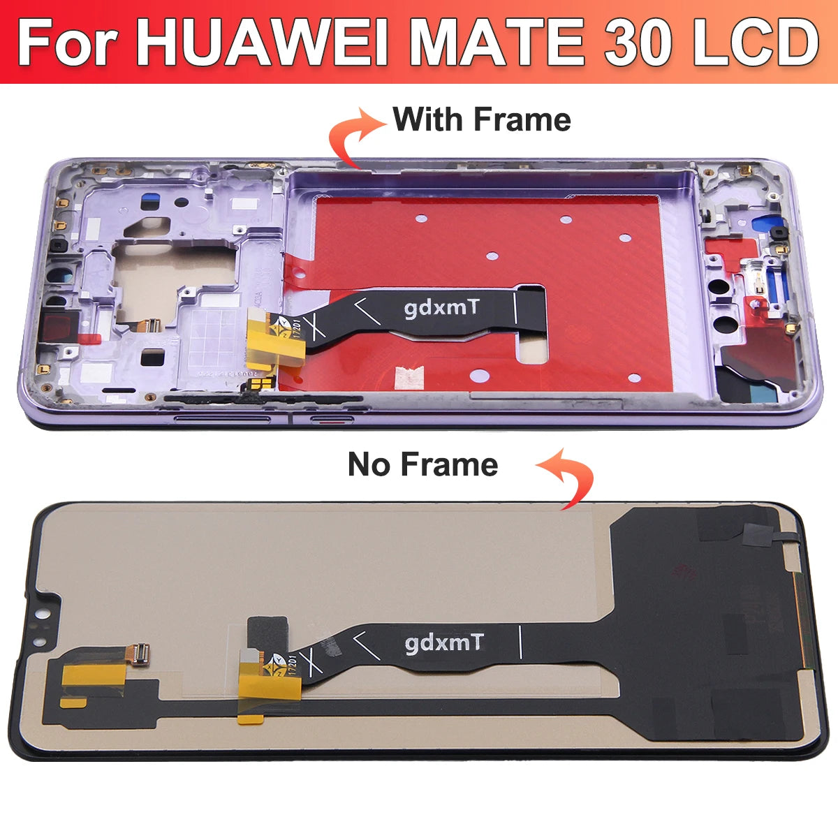 For Huawei Mate 30 TAS-L09 TAS-TL00 LCD Display Touch Screen Digitizer Assembly For Huawei Mate 30 Replacement Parts 100% Tested HUAWEI phone repair parts