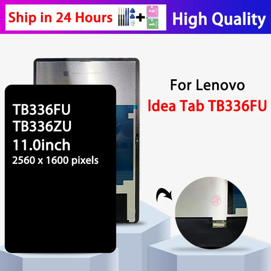 11.0“Teated For Lenovo Idea Tab TB336 Display Touch Screen Dgitizer Glass Assembly TB336FU TB336ZU Display Replacement Tablet repair parts