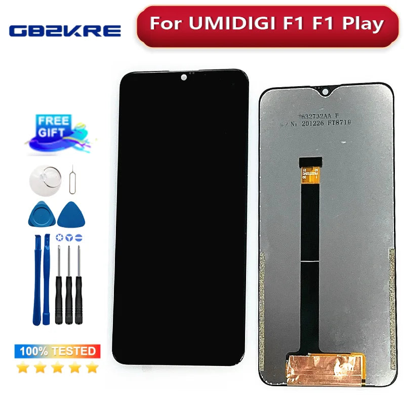 Original 6.3 Inch UMIDIGI F1 LCD Display + Touch Screen Digitizer Assembly Digitizer For UMIDIGI F1 Play Other brand Phone repair parts