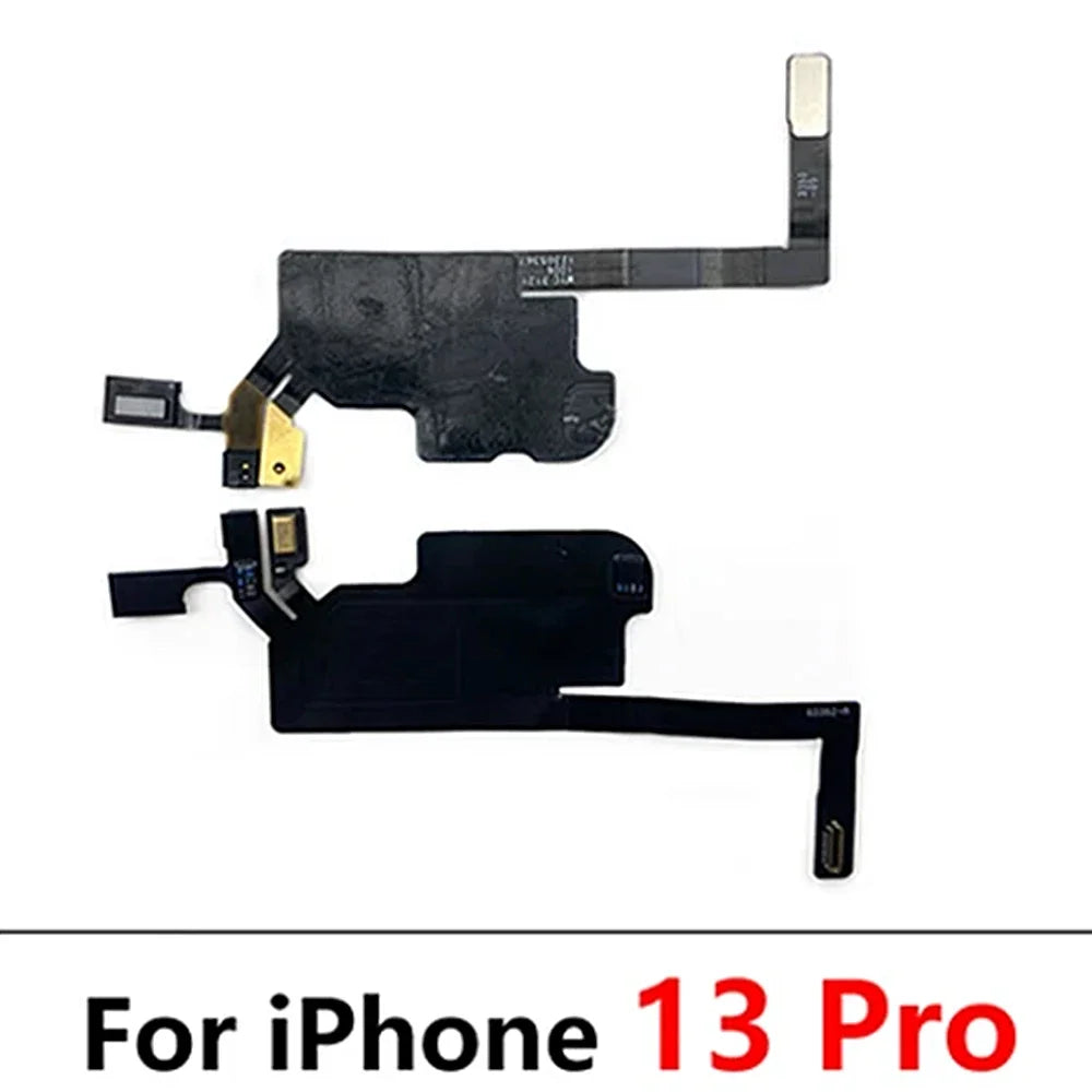 New For iPhone 13 14 15 16 17 Pro Max Front Ear Earpiece Speaker Proximity Light Sensor Flex Ribbon Cable iPhone phone repair parts