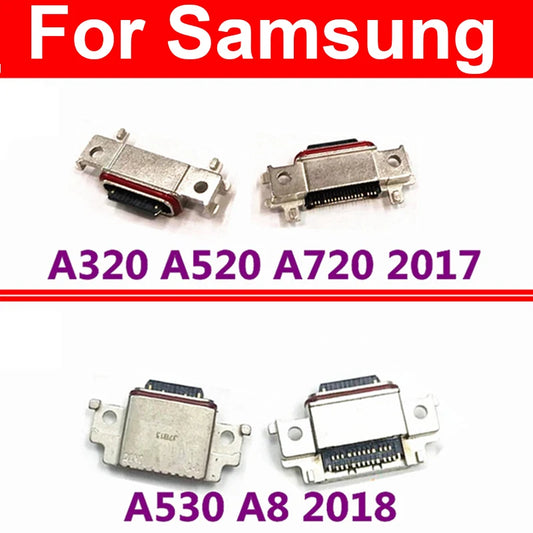 USB Charging Port For Samsung A3 A320 A5 A520 A7 A720 A8 Plus A530 A730 2017 2018 Micro USB Charger Dock Connector Universal Sony phone repair parts