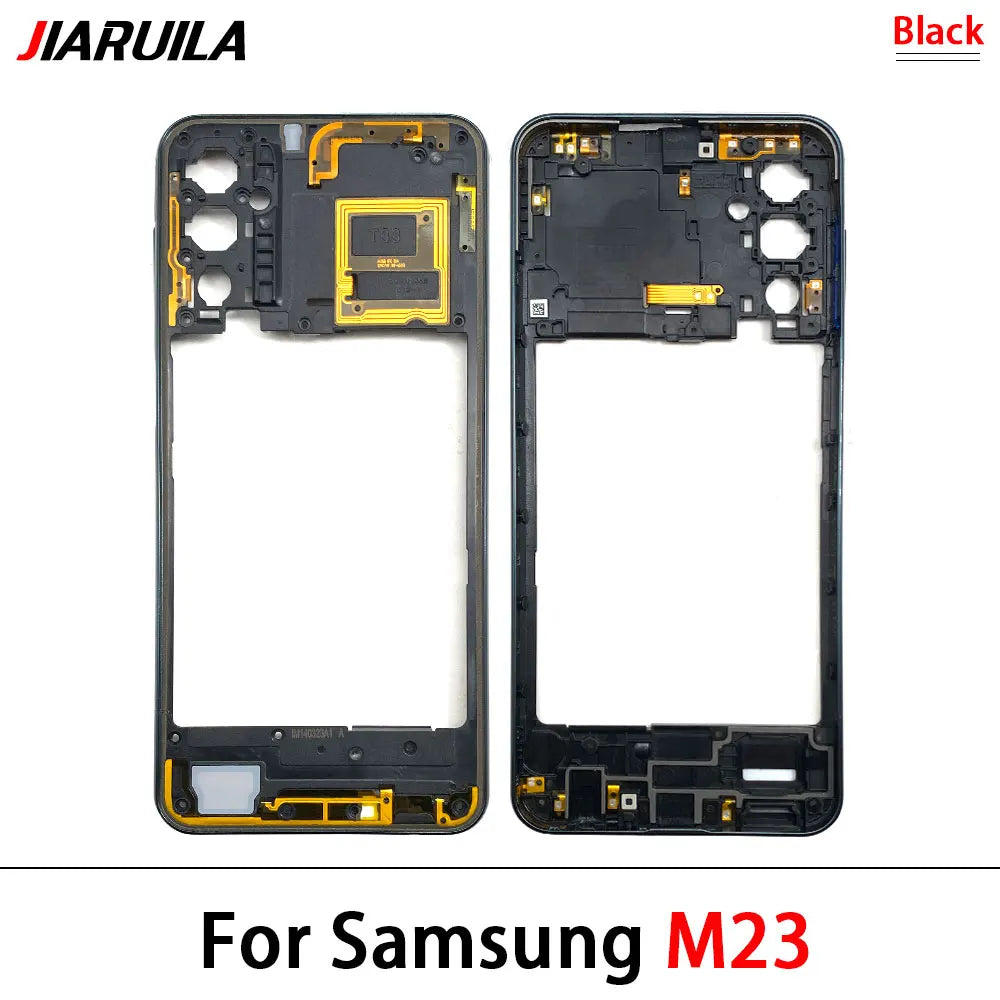 New Middle Frame For Samsung M23 M52 M53 M51 M54 M62 M35 5G M526B M536B M625F Door Housing Bezel Repair Parts Samsung phone repair parts