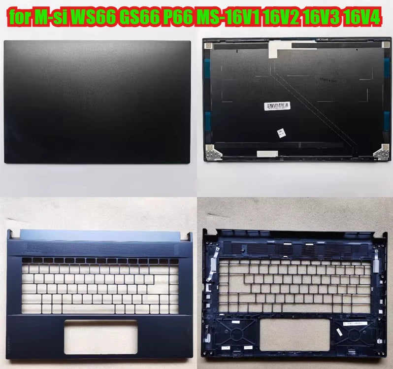Cover case for MSI WS66 GS66 P66 MS-16V1 16V2 16V3 16V4 Lcd back housing bezel frame fan palmrest topcase bottom hinge  shell MSI laptop repair parts