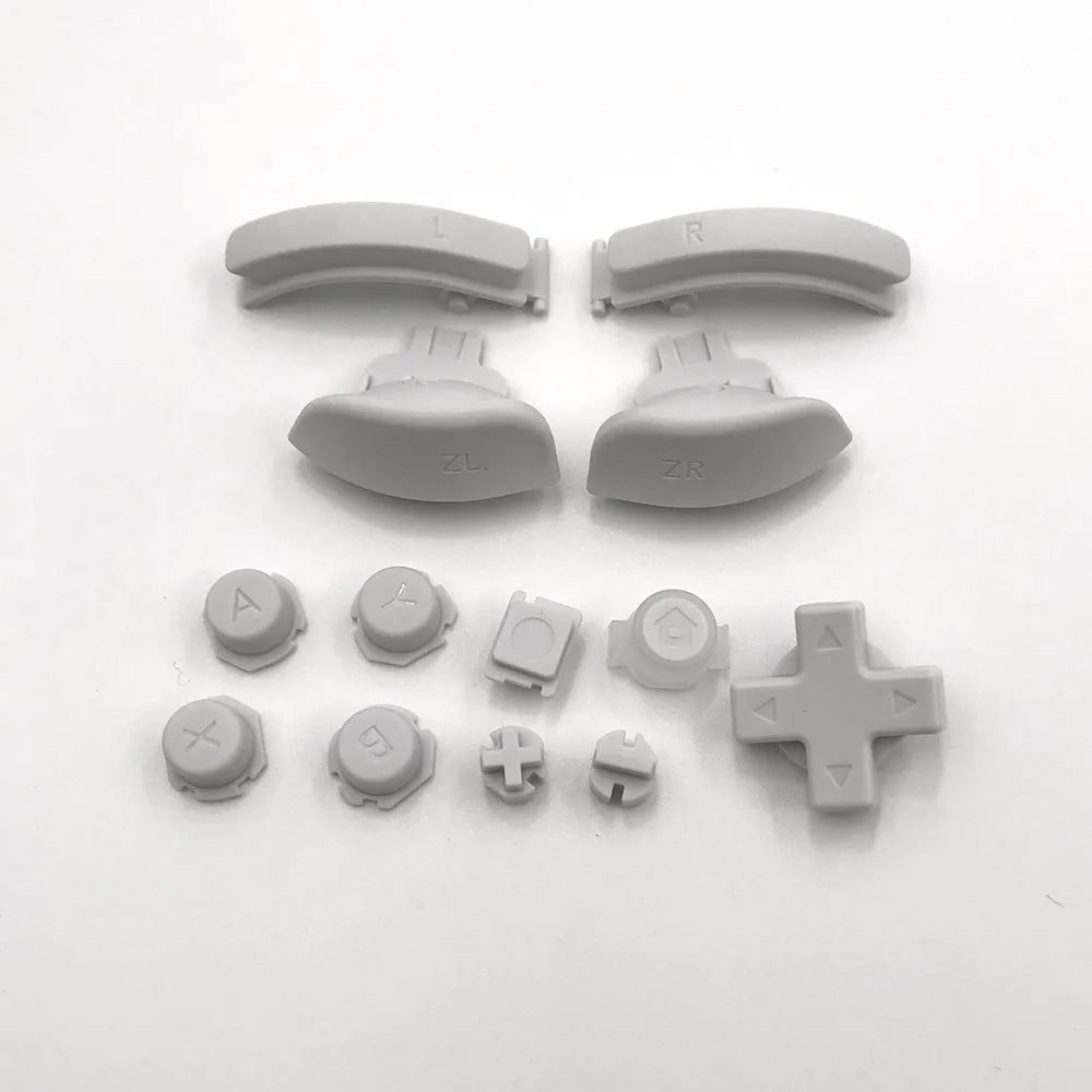 1Set OEM Off White Buttons Set For Nintendo Switch Lite NS Lite Game Console Cross Key Home Button ZL ZR L R Trigger Buttons Game console repair parts