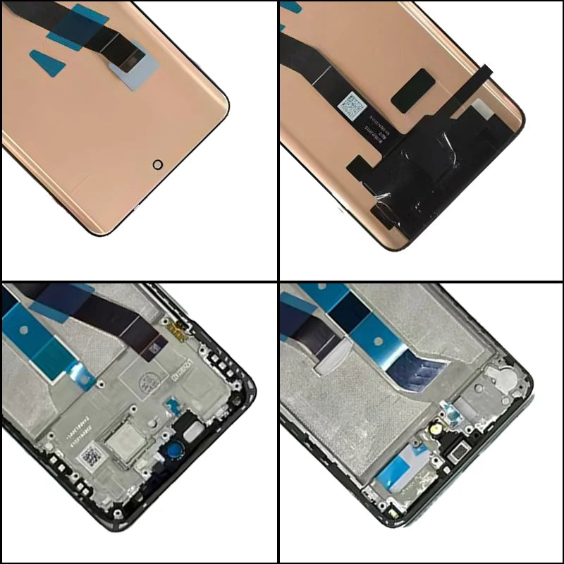 25118PC98G Premium Lcd For Xiaomi Poco M8 5G Display Touch Screen Digitizer Panel Assembly With Frame Fingerprint Xiaomi phone repair parts