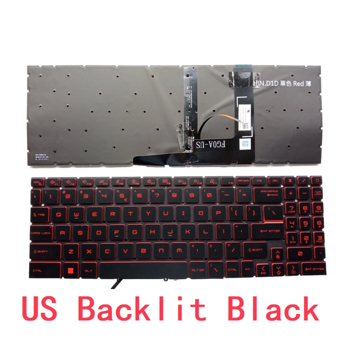 New US Russian Spanish Laptop RGB Keyboard For MSI GL66 GF66 MS-1581 1582 1583 1585 GL76 GF76 MS-17L1 17L2 17L3 MS-17L4 MS-17L5 MSI laptop repair parts