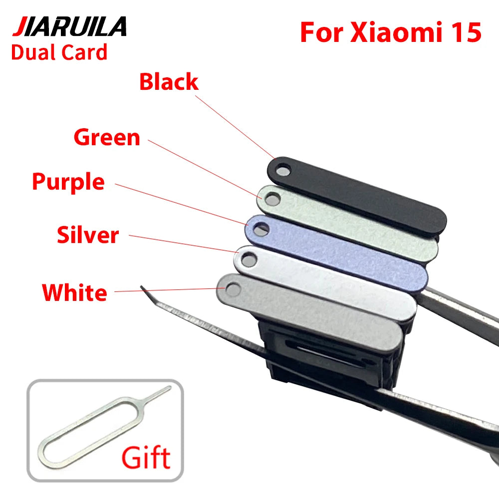 10Pcs/Lot, Micro Nano SIM Card Holder Tray Slot Holder Adapter Socket For Xiaomi Mi 14 14T 15 15T Pro Ultra  Xiaomi  Xiao mi phone repair parts