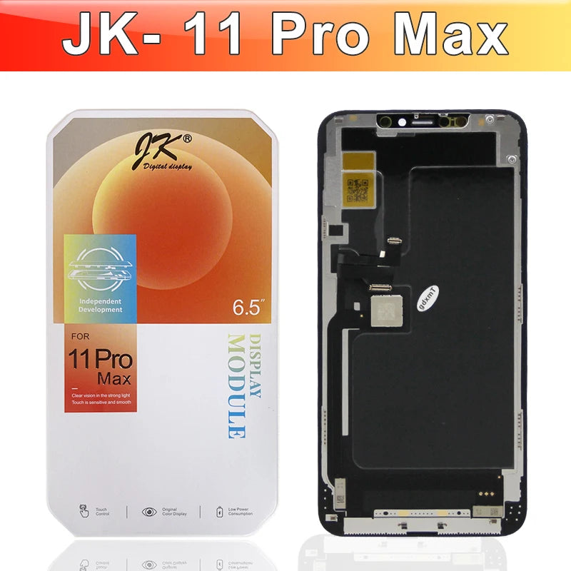 JK for iPhone X XR XS Max 11 12 13 Mini LCD Display Touch Screen Digitizer for iPhone 14 15 16 Pro Max 14 15 16 Plus Display iPhone phone repair parts