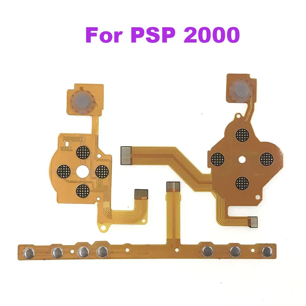 1-20pcs For Playstation PSP 2000 PSP 3000 095 Replacement Part Left Right Button Controller Ribbon Flex Cable Repair Parts Game console repair parts