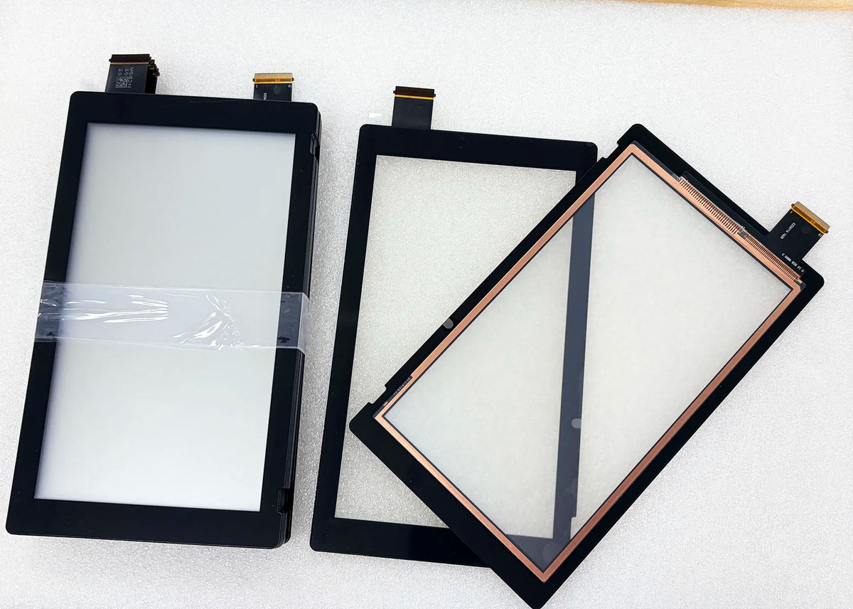 10PCS/Lot LCD Touch Digitizer For Switch V1 V2 HAC-001 HAC-001(-01) Game Console Touch Screen Glass Panel Repair  Game console repair parts