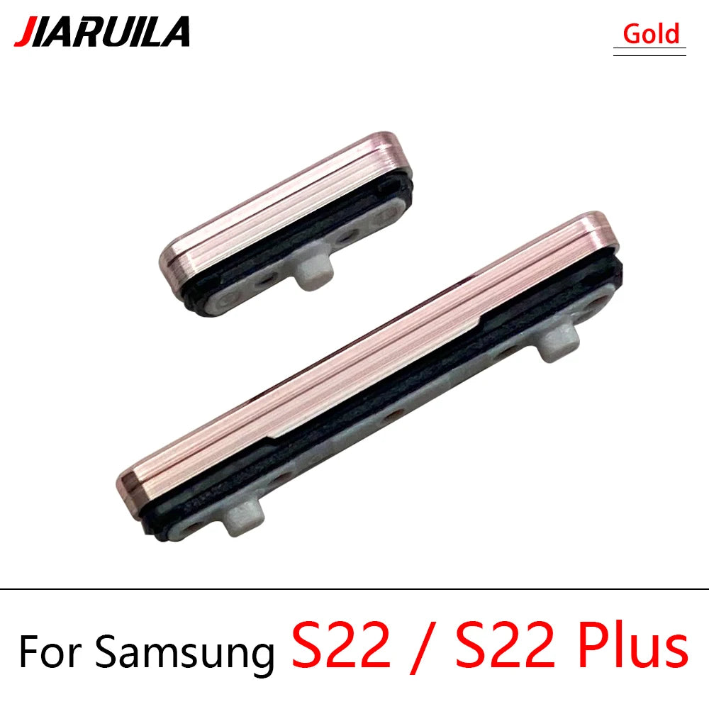 For Samsung S22 S23 Plus Ultra 5G Power Button + Volume Side Button Key Replacement Parts Samsung phone repair parts