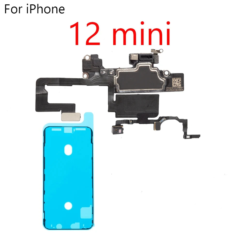 Front Earpiece Flex For iPhone 12 Pro Max  mini Sensor Proximity Small Earphone Ear Speaker Flex Cable iPhone phone repair parts