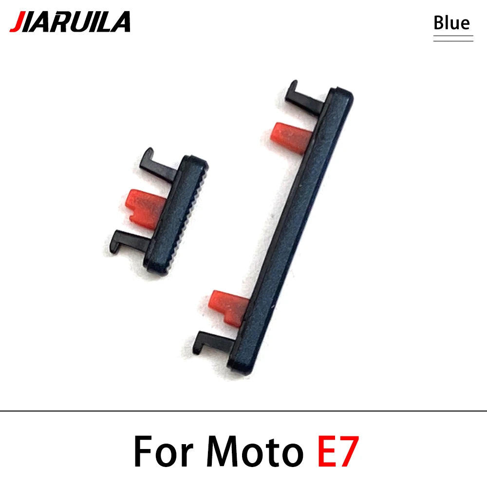 New For Motorola Moto E5 E6 E6s Plus E7 Power Power Button + Volume Side Button Replacement Parts Motorola phone repair parts