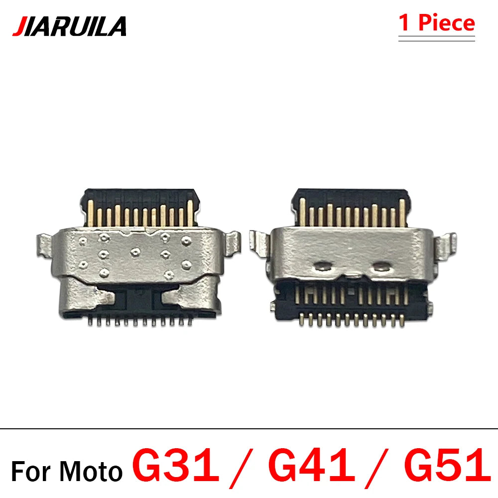 10Pcs， Micro USB Connector Charging Port Jack For Moto G04 G14 G22 G32 G62 G31 G51 G52 G13 G23 G53 G54 G10 G20 G30 G50 G60 G60s Motorola phone repair parts