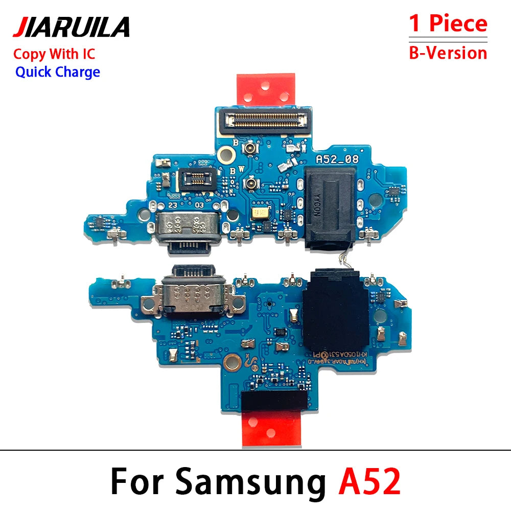 For Samsung A13 A23 A33 A53 A52 A72 A14 A24 A34 A54 4G 5G USB Charging Port Dock Charger Connector Board With Micro Flex Cable Samsung phone repair parts