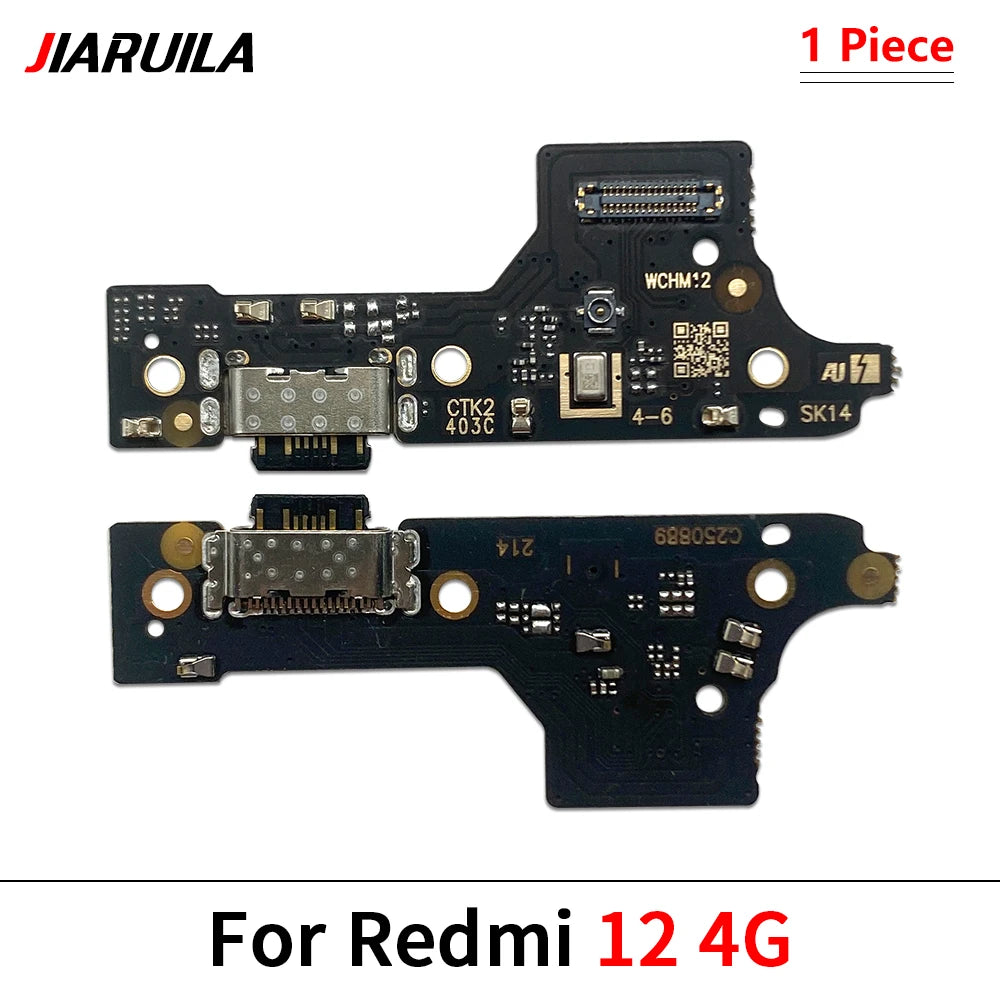 USB Charging Port Micro Dock Connector Board Flex Cable For Xiaomi Redmi 6 6A 7 7A 8 8A 9 9A 9C 10 10A 10C 12 12C 13C 4G 5G  Xiaomi  Xiao mi phone repair parts