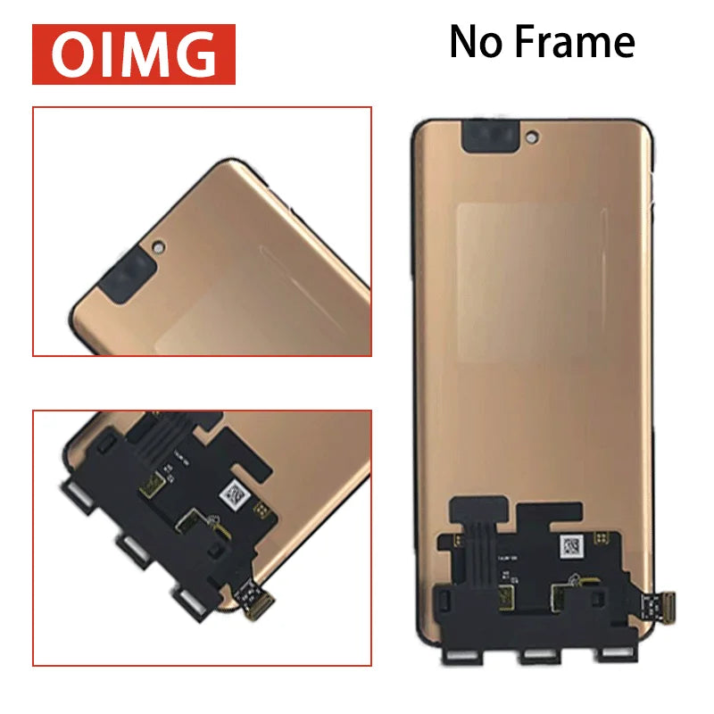 6.83" New 120Hz For Realme 14 Pro+ LCD RMX5051 Display Touch Screen Digitizer For Realme 14 Pro Plus Display With Fingerprint Oppo phone repair parts Realme phone repair parts
