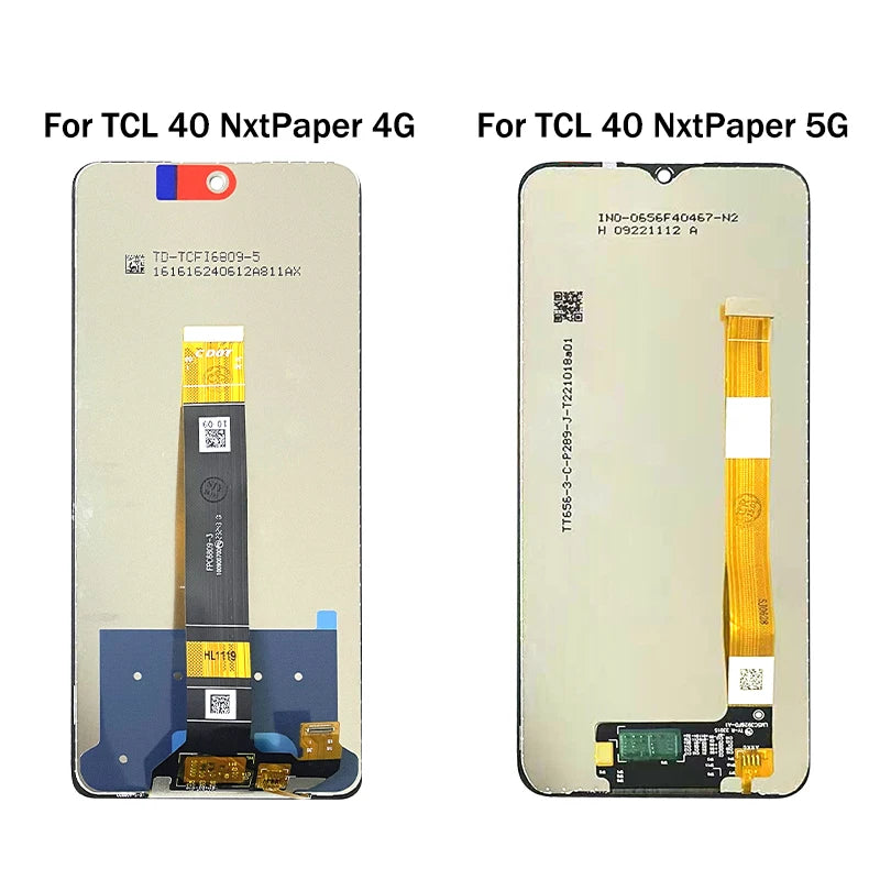 IPS LCD For TCL 40 NxtPaper 4G T612B LCD Display Touch Screen Digitizer Assembly For TCL 40 NxtPaper 5G Display Replacement TCL phone repair parts