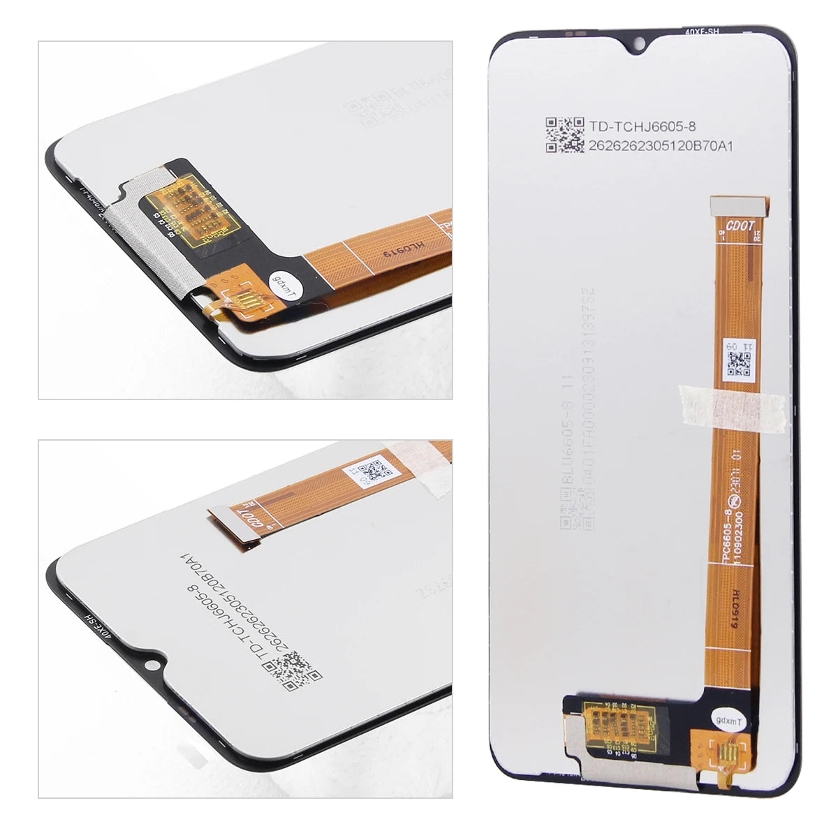 6.56" OEM For TCL 40 XE LCD Touch Digitizer Assembly For TCL 40XE Display Replacement Repair Parts 100% Tested TCL phone repair parts