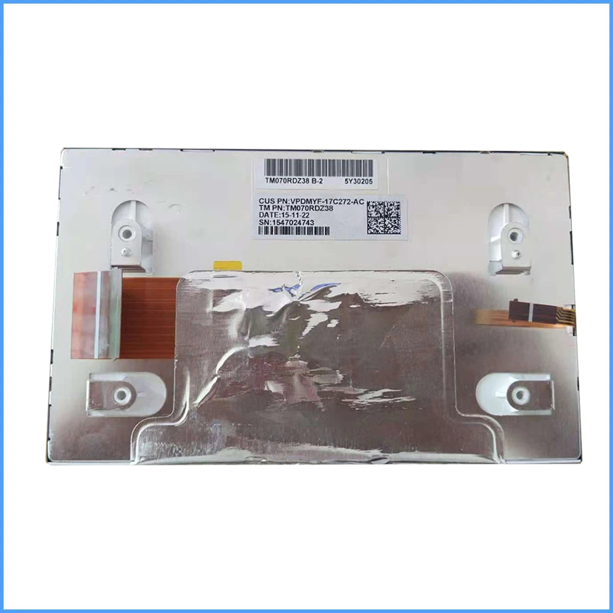 New 7'' Touch Screen Digitizer Touch panel With LCD DISPLAY TM070RDZ38 For 2014-2016 Mazda 3 CX-3 MX-5 Alexa Navigation Radio Other Brand tablet repair parts