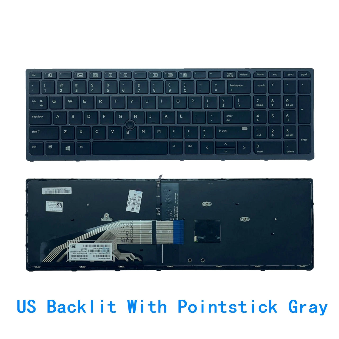 New US Spanish language  Backlit Keyboard For HP ZBOOK 15 G3 G4 ZBOOK 17 G3 G4 Notebook PC Replacement Keyboard  HP laptop repair parts