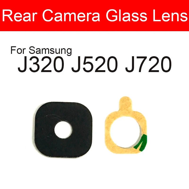 Main Camera Glass For Samsung Galaxy J1 J2 J3 J5 J7 Pro 2015 2016 2017 2018 J337 J310 J330 J510 J530 J710 J730 +Adhesive Sticker Sony phone repair parts